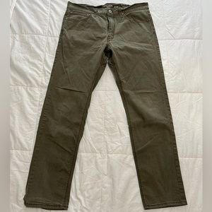 DENIZEN LEVI 216 Skinny Fit Men’s Green Jeans Size 36/32